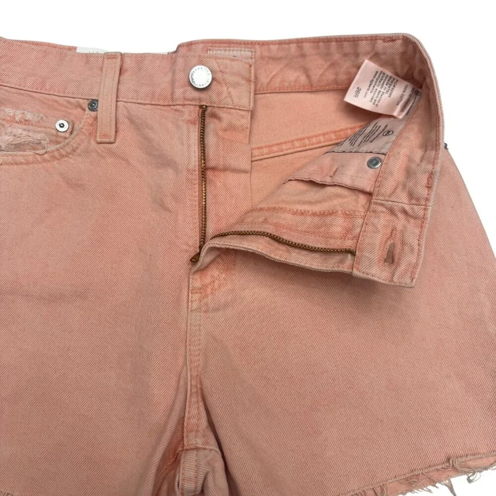 NEW AG Alexxis High-Rise Wedgie Cut Off Shorts Womens 100% Cotton, Size 26 - Picture 3 of 9